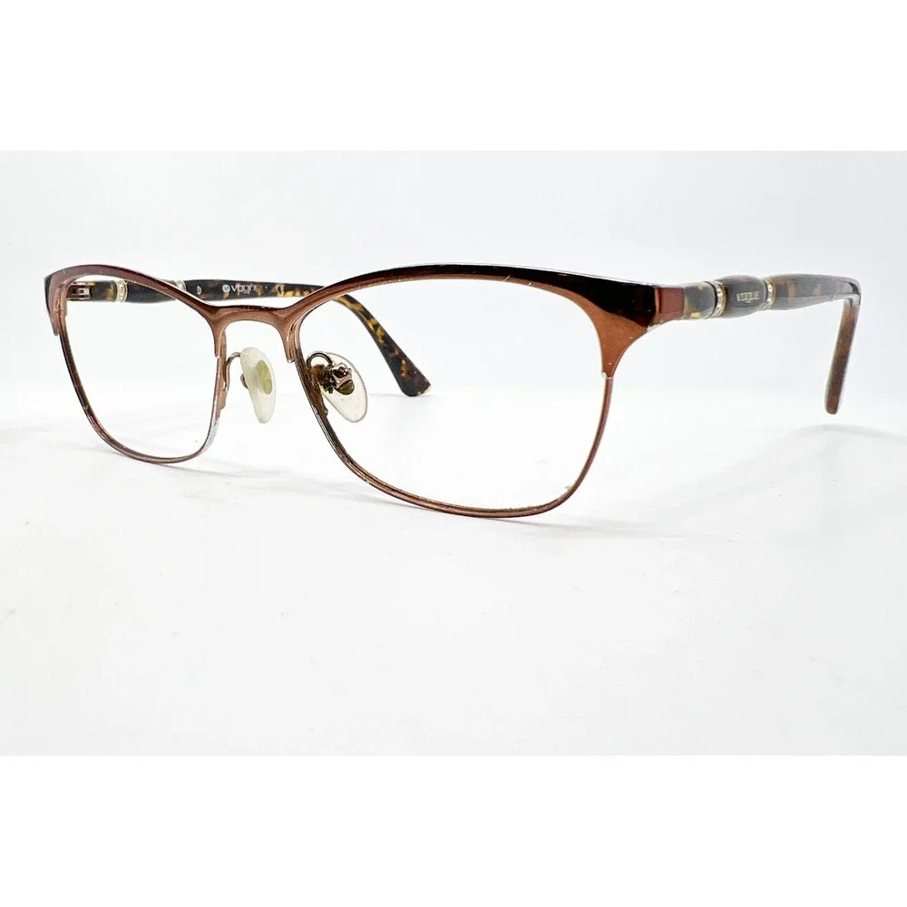 Vogue Eyeglass Frames Womens Brown Cat Eye VO 3987-B 811 52-16-135